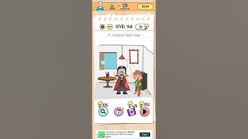 A vampire Help, Help. Brain Test game level 148 #braintest #youtubeshorts #shorts