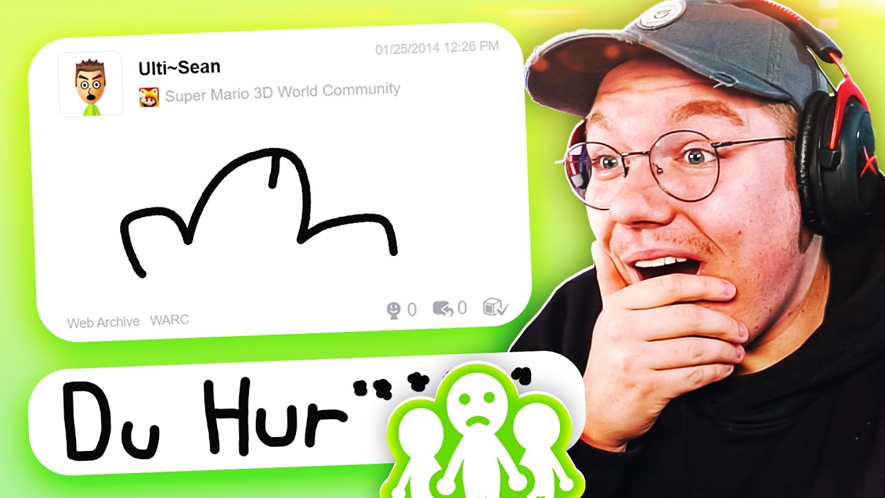 Das Nintendo Miiverse hatte GOTTLOSE Abgründe... 💀 - Ansgar Reaktion