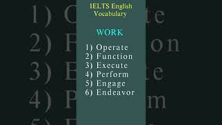IELTS Vocabulary Words.🌷💐(16)#english #ielts#education #englishshorts#educationshorts#youtubeshorts