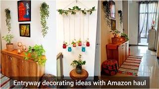Given A New Look To My Rooms Entryway 2023 || Entryway Decoration Ideas With Amazon Haul