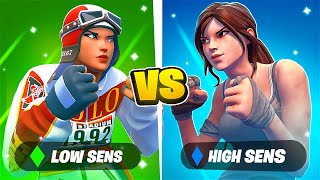 I Hosted a HIGH SENS vs LOW SENS PROS 1v1 Tournament!