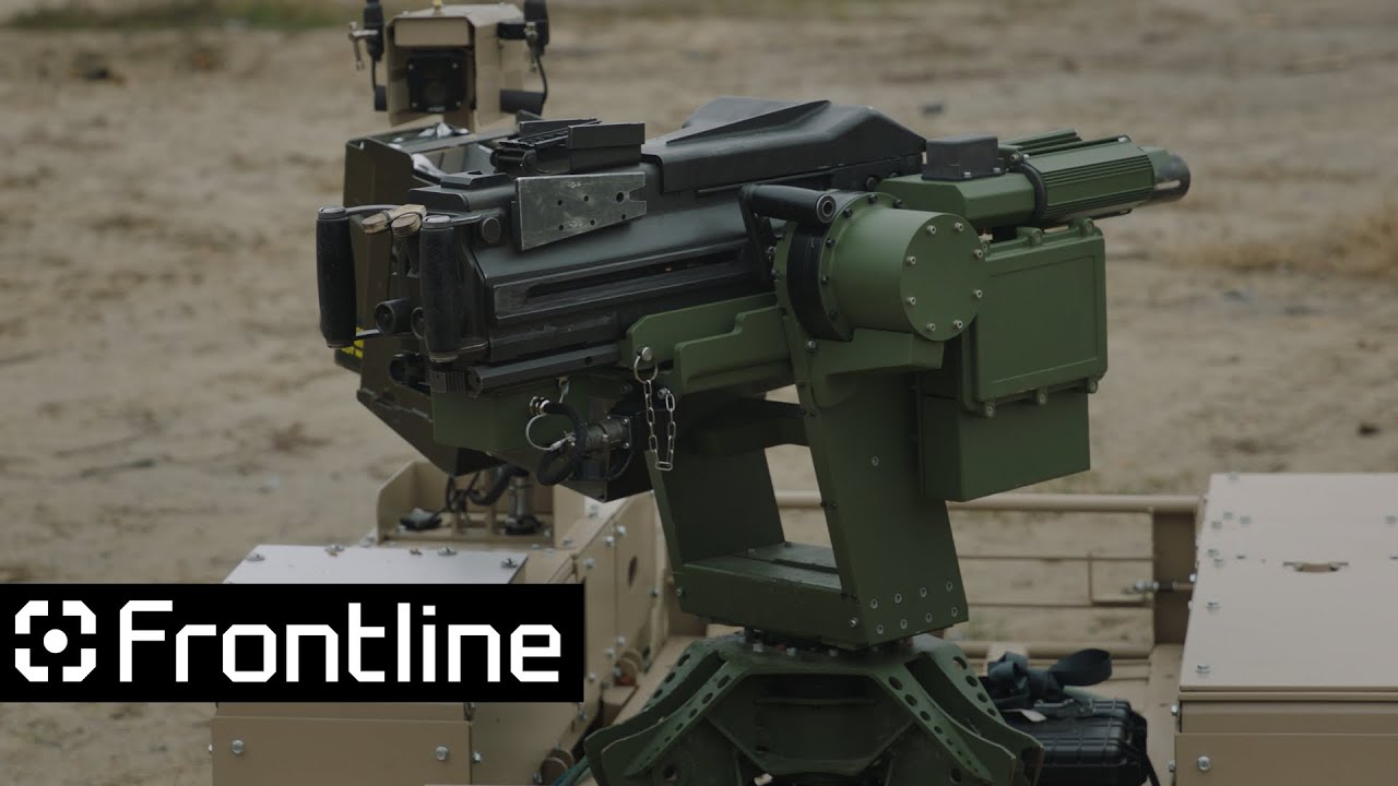 Роботизована турель “Буря” для дистанційного ураження цілі | frontline-robotics.tech