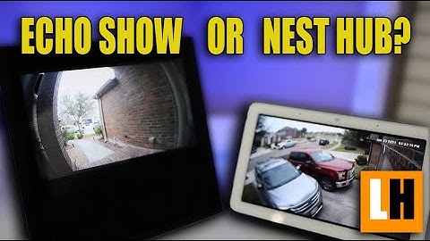 Amazon Echo Show VS Google Nest Hub For WiFi Camera Streaming