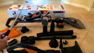 Worx 32V 120MPH Lithium Ion Blower 32V MaxLithium Cordless WORX GT 2.0 & WORX AIR PART1