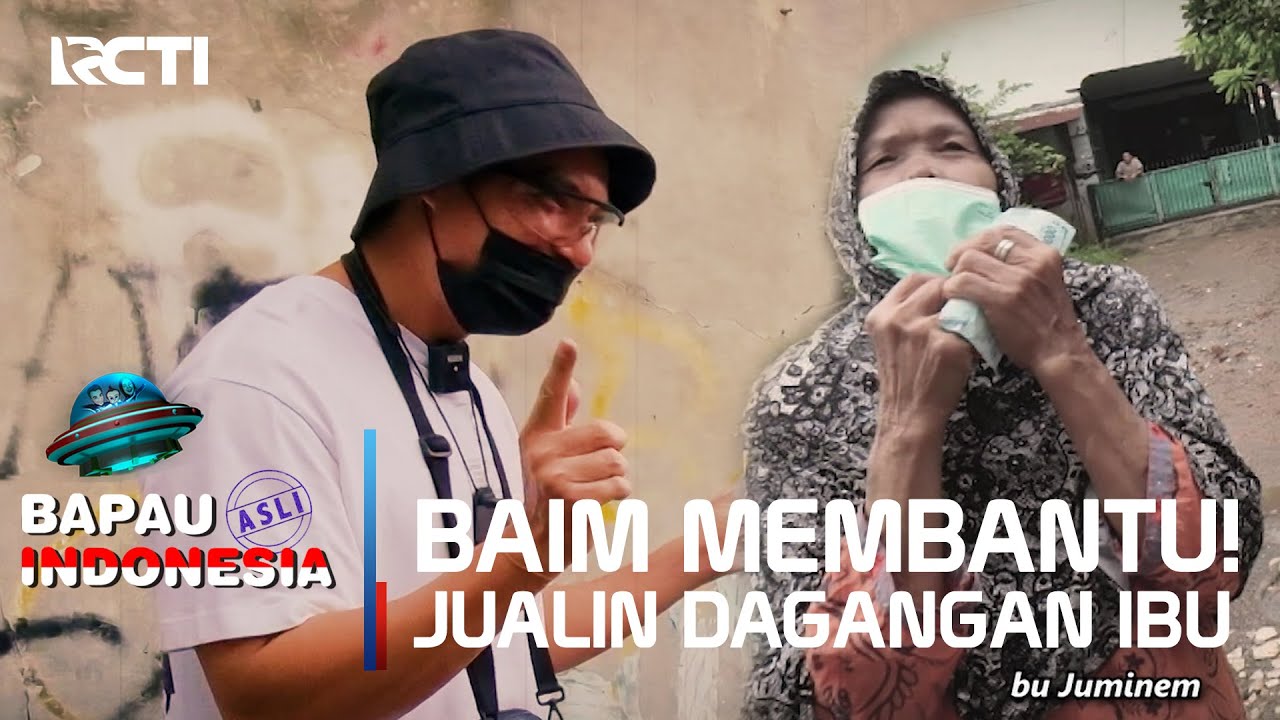 BAIM BANTU JUALIN DAGANGAN IBU INI - BAPAU ASLI INDONESIA