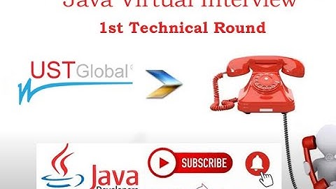 UST Global real Time Interview | java Microservices springboot coding