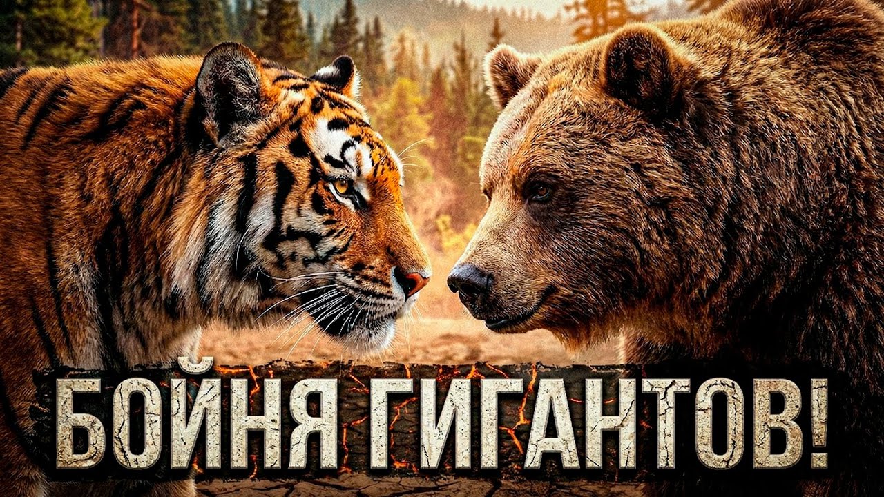 БОЙНЯ В ТАЙГЕ: Зачем ТИГРЫ специально ищут МЕДВЕДЕЙ?