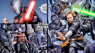 How Luke Skywalker Fought the Knights of Ren in an Ancient Jedi Storehouse! (Canon)