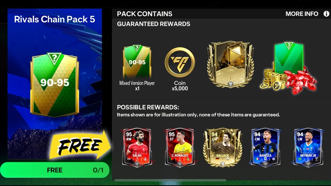 MỞ PACK RIVALS VÀ MAY MẮN ĐẾN PHÚT CUỐI | FC MOBILE - YouTube