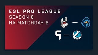 Full Broadcast: Misfits vs. Rogue | Ghost vs. Luminosity - NA Day 6 - ESL Pro League Season 6