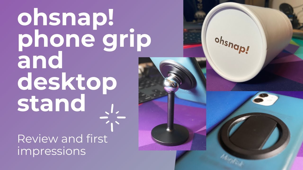 ohsnap! Phone Grip Review and Impressions YouTube