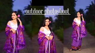 Outdoor Photoshoot || Behind the scenes || Nikon D750 with 85mm 1.8g || J Maibam Photography ||
