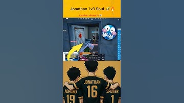 Jonathan Gaming 1v3 Clutch Team SouL🔥 Jonathan Gaming #bgmi #shorts #jonathangaming #jonathanlive