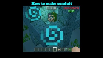 how to make conduit in Minecraft