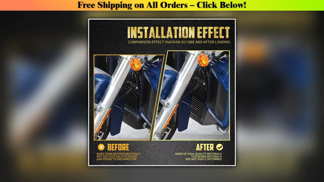 Motorcycle Oil Cooler Radiator Water Tank For Harley Touring 17-25 Road King FLHR Electra Glide