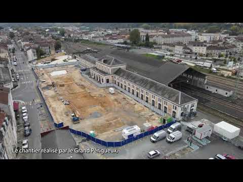Dordogne: Le chantier de la gare de Périgueux