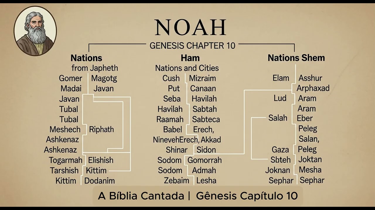 Bíblia Cantada | Gênesis 10