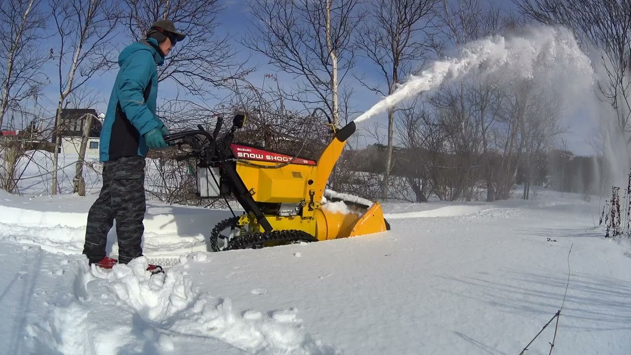 スズキ除雪機 SS865ES 名機復活 8馬力クラス 投雪距離 最強伝説の証明