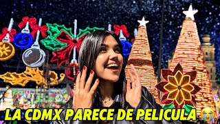 Así se vive la Navidad en el Zócalo de CDMX 🇲🇽 | Nunca había vivido algo así 😭