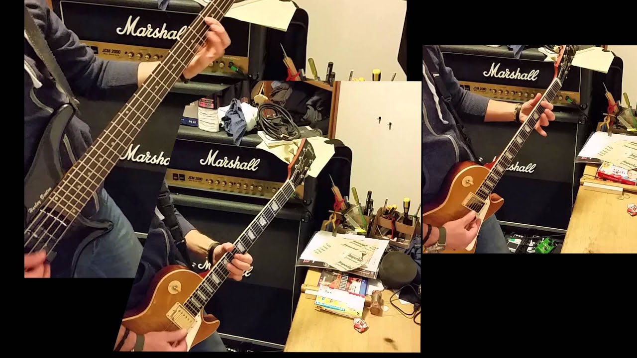 1959 Les Paul replica Heavy Metal 2 guitars and a bass...