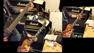 1959 Les Paul replica Heavy Metal 2 guitars and a bass...