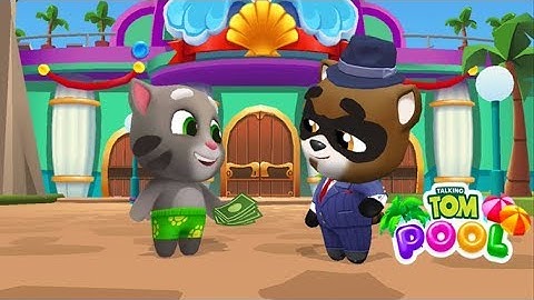 Talking Tom Pool -  Gameplay ( Android \ IOS ) By Outfit7 - Part 2 Level 14  - 22