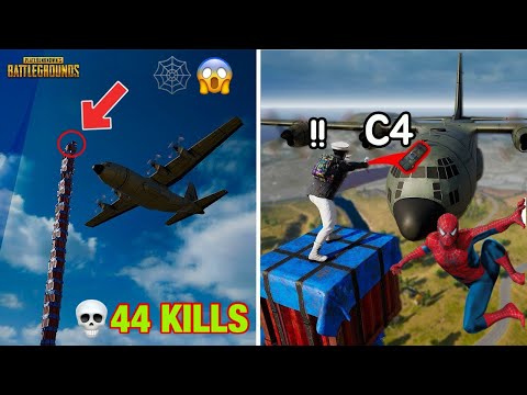 ببجي جربت كل خدع سبايدرمان في لعبه بوبجي موبايل تحدي سولو ضد سكواد 44 قتلة BGMI 😱🕸️🔥 #2 PUBG MOBILE