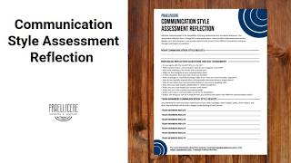 Communication Style Assessment Reflection - Praeliscere