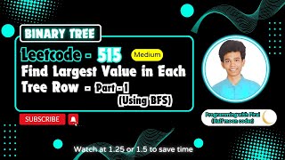 Find Largest Value in Each Tree Row | Leetcode 515 | Approach + Code with explanation.