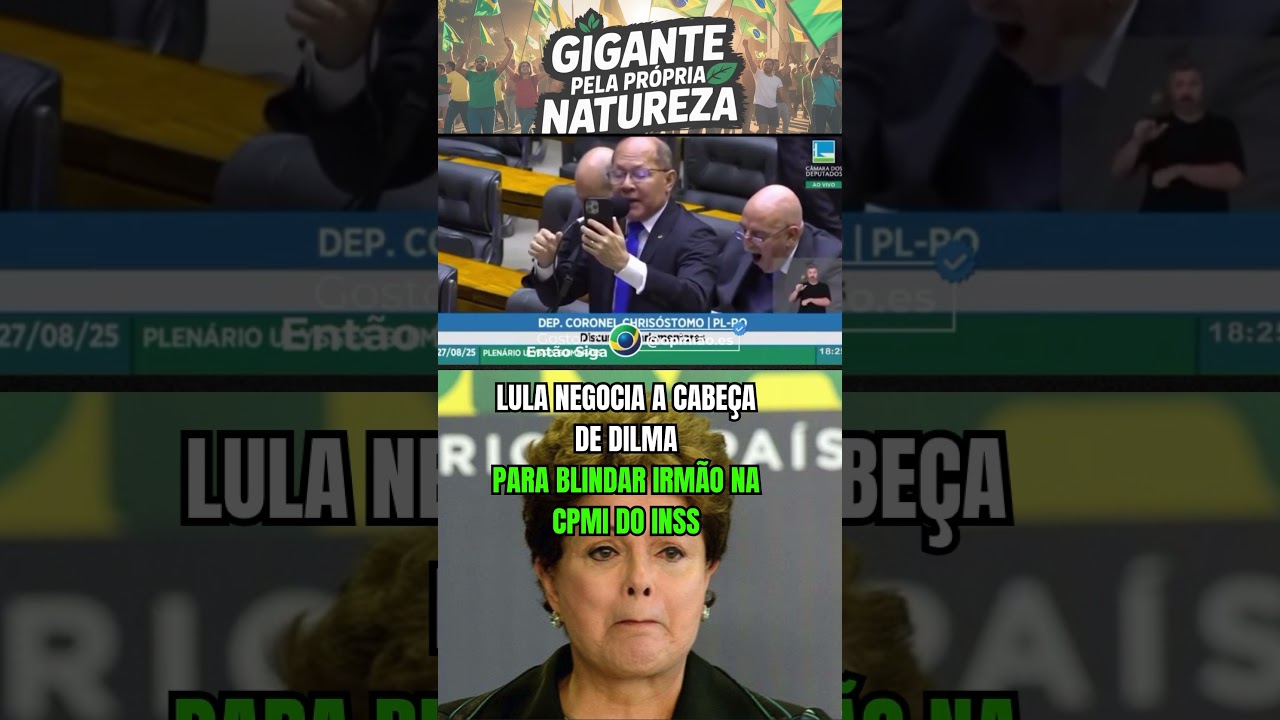 LULA negocia a cabeça de Dilma para livrar o irmão
