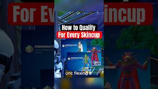 How to Qualify for Every Skincup in Fortnite ✅ #fortnitetips