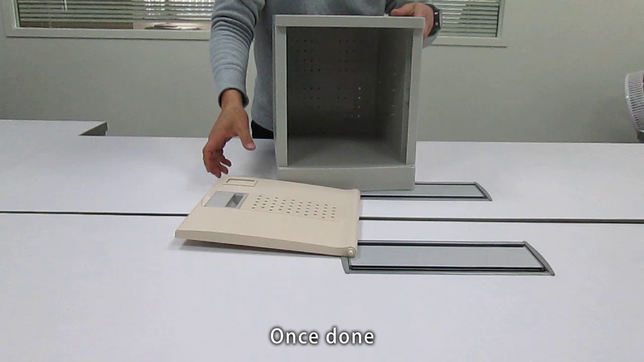 SP ABS Plastic Mini Locker Assemble/ Disassemble Video - YouTube