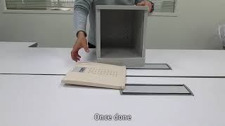 SP ABS Plastic Mini Locker Assemble/ Disassemble Video