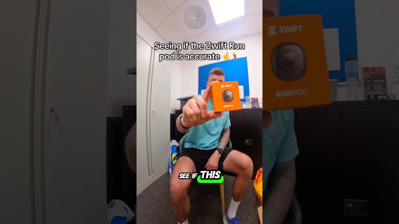 Testing the Zwift run pod - YouTube