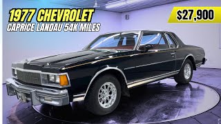 1977 Chevrolet Caprice Landau 54K Miles Classic Survivor in Storage For Sale 27 900