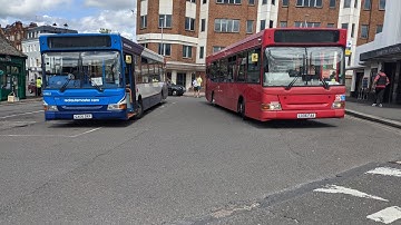 *Thrash+Kickdown?* RedRouteMaster.com Rail Replacement | Dennis Dart SLF | GX06DXF | LDP857