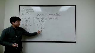 P3A L7H. Kinematics/“SUVAT” Equations – Derivations 1 and 2