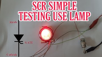 Scr table testing use lamp | Scr easy testing in urdu And hindi | vfd repairing lab