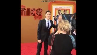 The Nice Guys LA Premiere :Matt Bomer arrivival