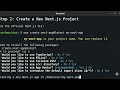 Setup Next.js project in 30 seconds!!!!!!!
