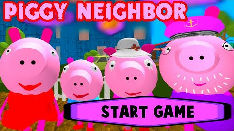 PIGGY Neighbor Family Escape Obby House 3D [Level 4] Gameplay - Walkthrough - Android - IOS