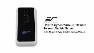Elite Screens | How to Synchronize RF Remote to Your Electric Screen screenshot 3