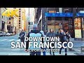 SAN FRANCISCO - California Street Walk in Downtown San Francisco, California, USA, Travel, 4K UHD