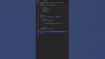 اصل چهارم SOLID# | Interface Segregation Principle #isp  #coding  #programminglife