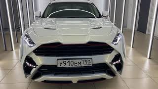 Infiniti QX70 body repainting + installation of Infiniti DRACO body kit + Optic customization