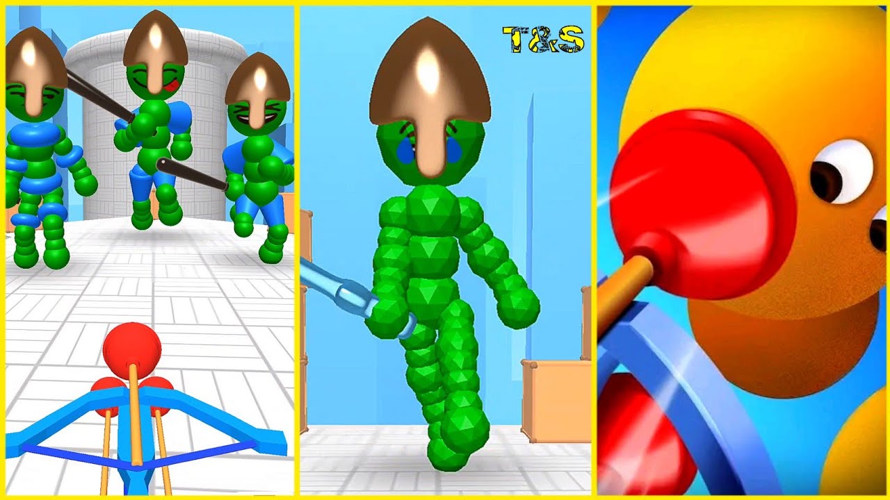 Plunger Hero Hit Shoot Master 3 New Android Games Gameplay 2023 Walkthrough ios Simulato‪r Trailer