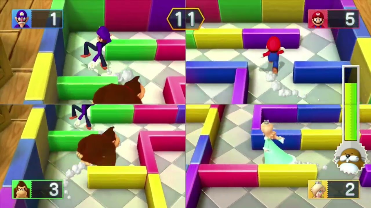 Mario Party 10 Wii U Airship Central Gameplay