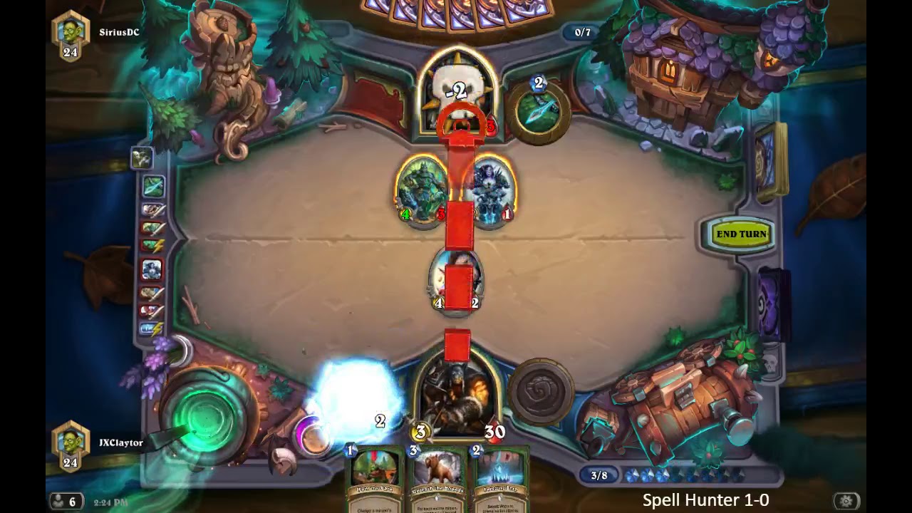 Hearthstone:  Spell Hunter is the only Standard Deck I own