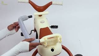 Tiny Toes Karizma Luxury 3-in-1 Smart Tricycle for Kids | Installation Video screenshot 5