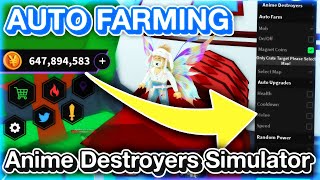 [NEW] ROBLOX ANIME DESTROYERS SIMULATOR SCRIPT GUI | AUTO FARM & MORE! (PASTEBIN 2021)